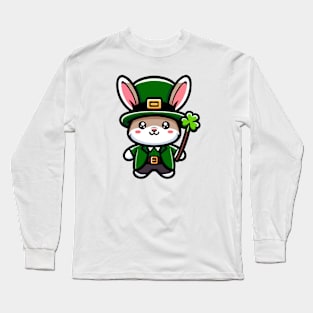 St Patrick's day bunny Long Sleeve T-Shirt